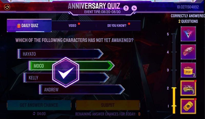 The right answer for this question is Moco (Image via Free Fire)